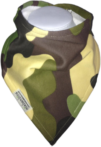 Bandana Bib Organic - Army!