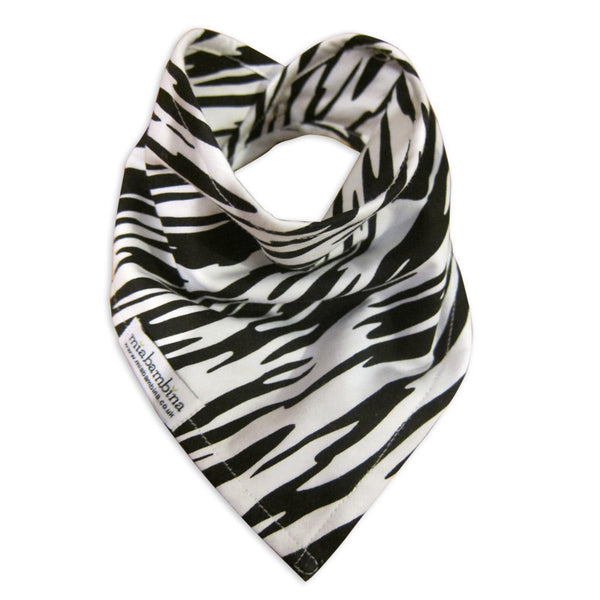 Bandana Bib Organic - Zebra