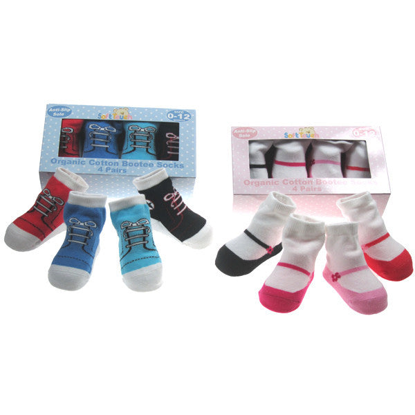 Funky Organic Cotton Baby Socks